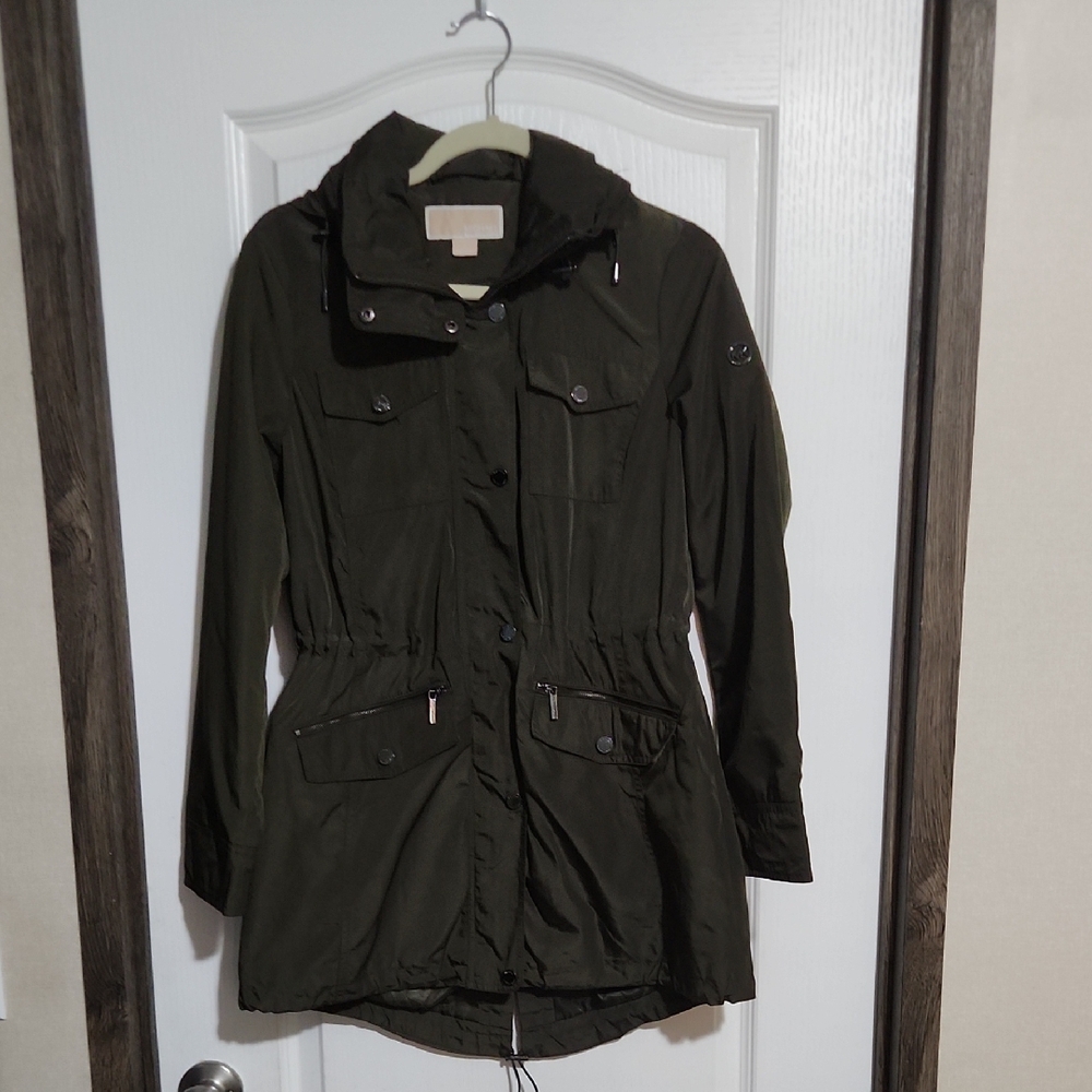 Michael Kors Olive Utility Anorak Jacket